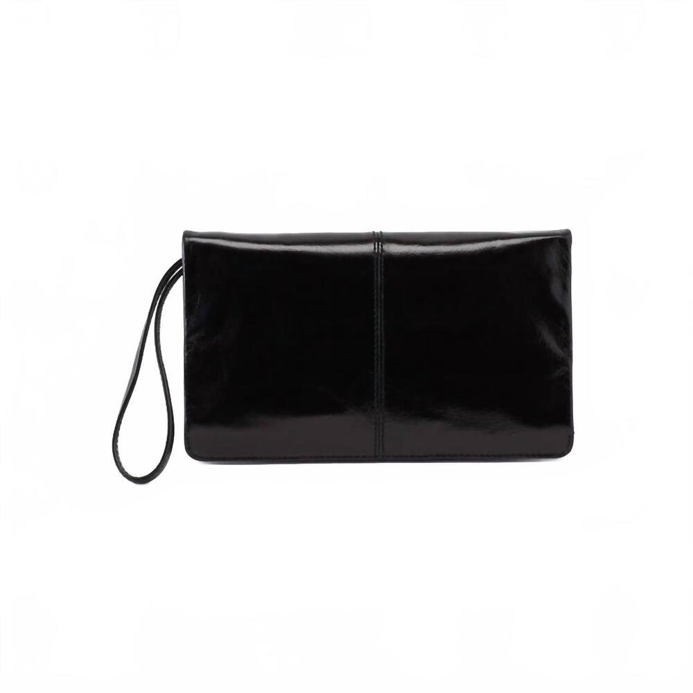 NEW HOBO women's evolve wristlet in black